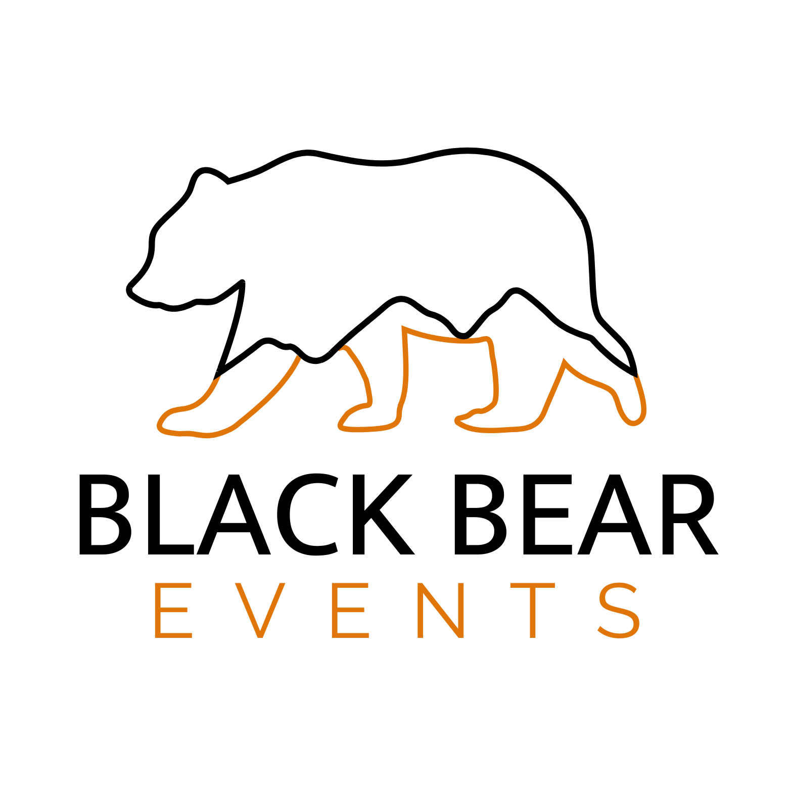 Black Bear Events Logo BLK